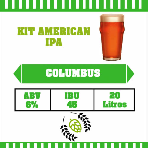 Kit Receita American IPA 20L Kit Receita American IPA 20L
