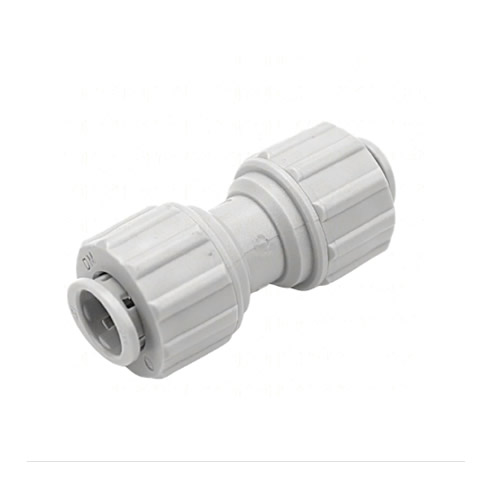 Engate Rapido união serpentina dois lados Inox 3/8"