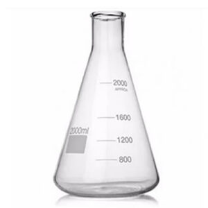 Erlenmeyer 5L Boca Estreita O Erlenmeyer de vidro é idelal para hidratação e propagação (starter) de leveduras. Feito em borossilicato, resiste a choques térmicos. Pode ser usado diretamente na chama do fogão.