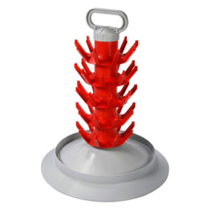 Escorredor de Garrafas Com eixo Fixo 45