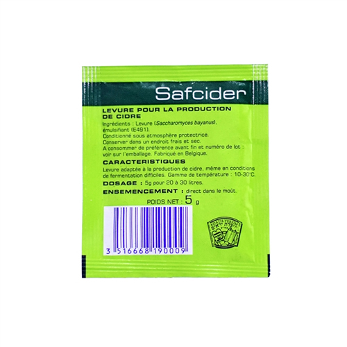Levedura Safcider para sidra