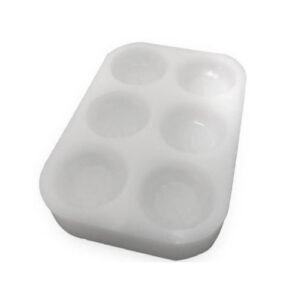 Placa de Teste de Iodo 6 Cavidades Polipropileno