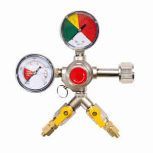 Regulador de Pressão Saída Dupla Latão