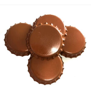 Tampinha Pry-Off Marrom 50 Unid