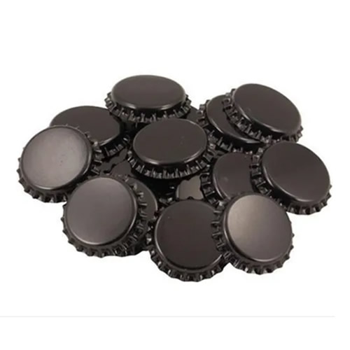 Tampinha Pry-Off preta 50 Unid