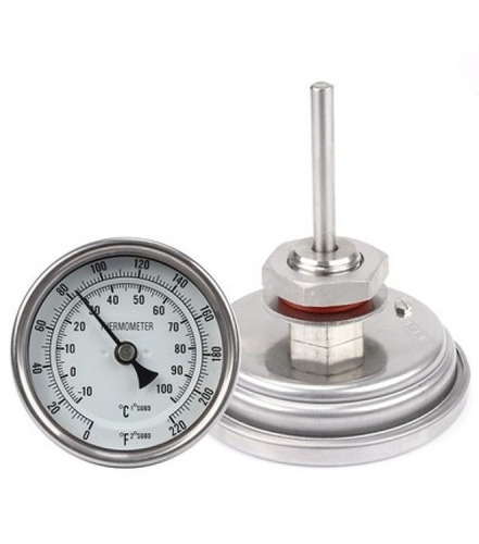Termômetro Bimetálico em Inox p/ Panela