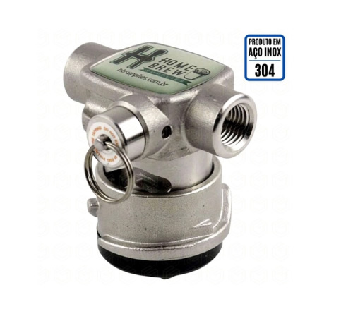 Extratora Tipo S em Inox - Modelo Horizontal rosca 1/4