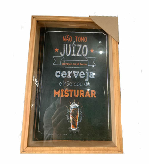Quadro Cerveja: Juizo