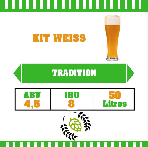 Kit Receita Weiss 50L