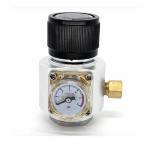 Mini Reguladora Profissional de CO2 para cilindros de 16/32G c/ rosca 3/8"-24UNF