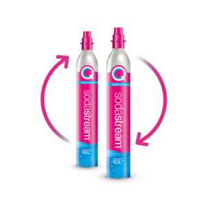 Cilindro Refil de Co2 60 Litros Maquinas Terra/Duo/Art Sodastream Rosa