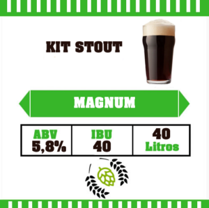 Kit Receita Cerveja Stout 40L