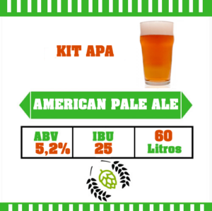 Kit Receita Cerveja APA 60L