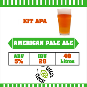 Kit Receita Cerveja APA 40L