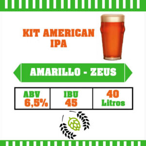 Kit Receita Cerveja American IPA 40L