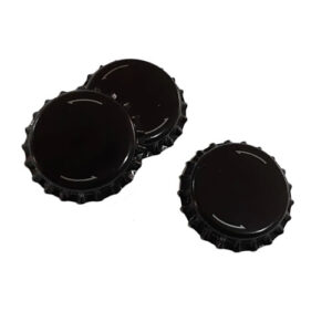 Tampinha Twist-Off Preta 100 Unid.