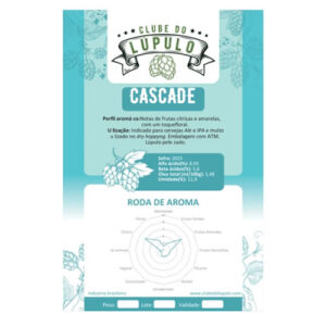 Lúpulo Cascade Pellet T90 - Clube do Lúpulo 50g